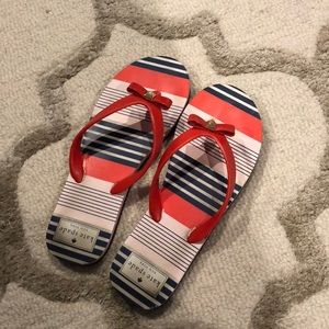 Kate spade flip flops- gently used- good condition